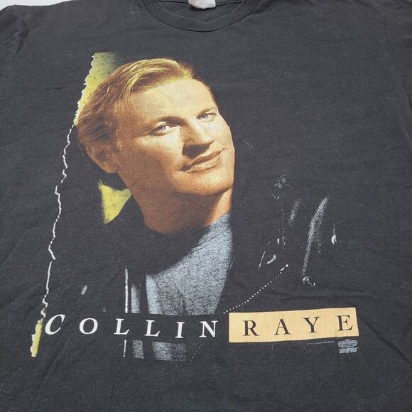 Vintage Collin Raye T-Shirt Men's Size XL Concert Country Winterland 90's Promo - Picture 3 of 11
